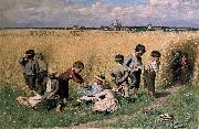 On the Way to School Emile Claus